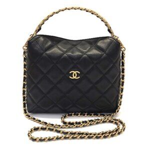🔥🔥🔥Chanel Chain Clutch Shoulder Bag in Caviar Leather, Black - COA INCLUDED!